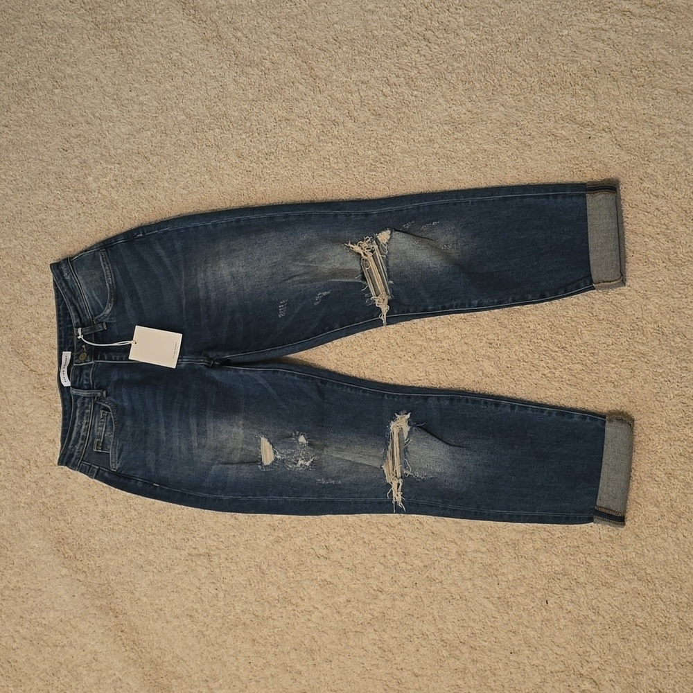 Flying Monkey Black Label high rise jeans. Sz 28. NWT